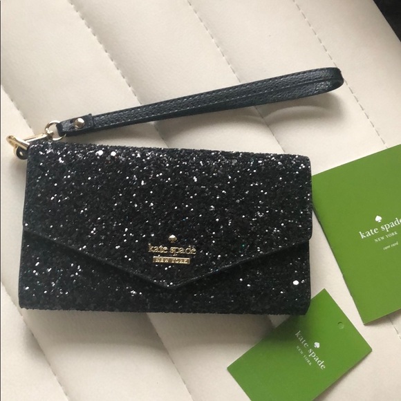 kate spade Handbags - Kate Spade ♠️ Laurel Way Glitter IPhone Wristlet